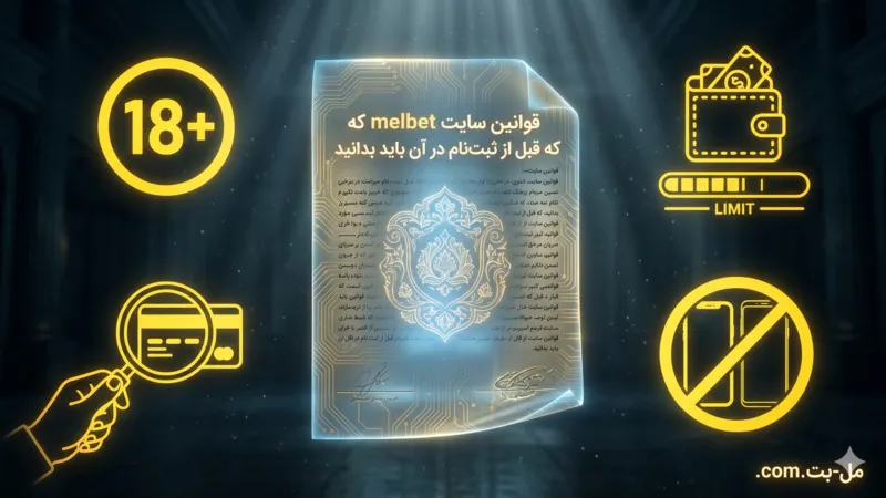 قوانین سایت melbet که قبل از ثبت نام در آن باید بدانید